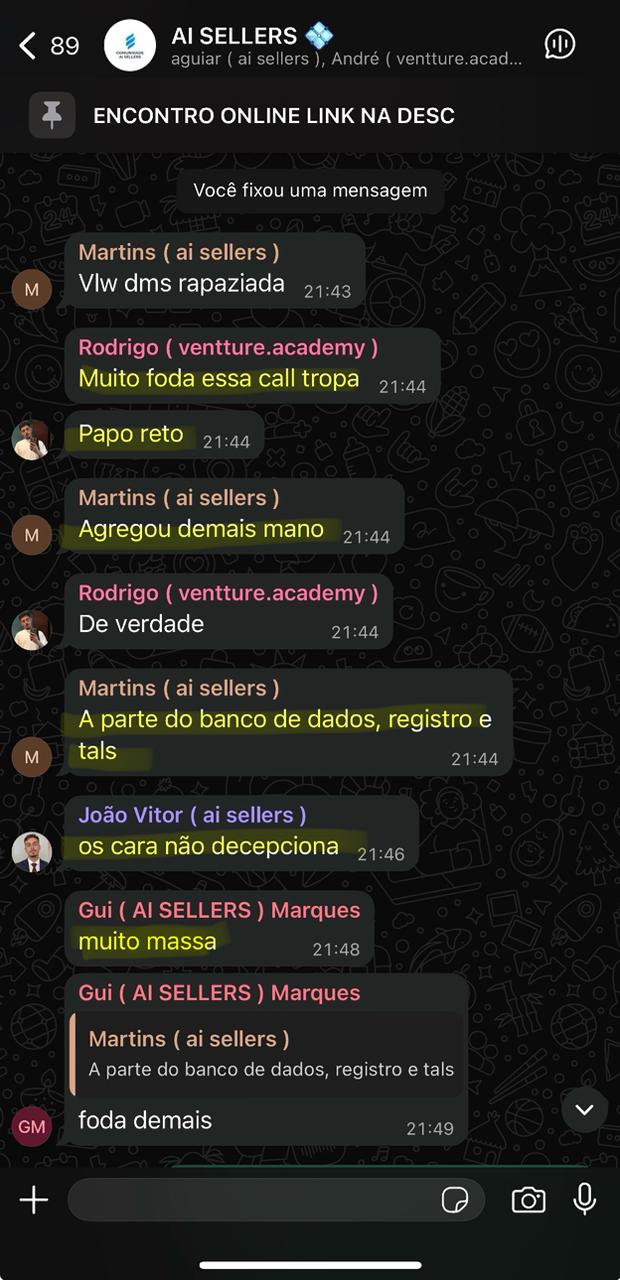 depoimento de aluno da ventture academy