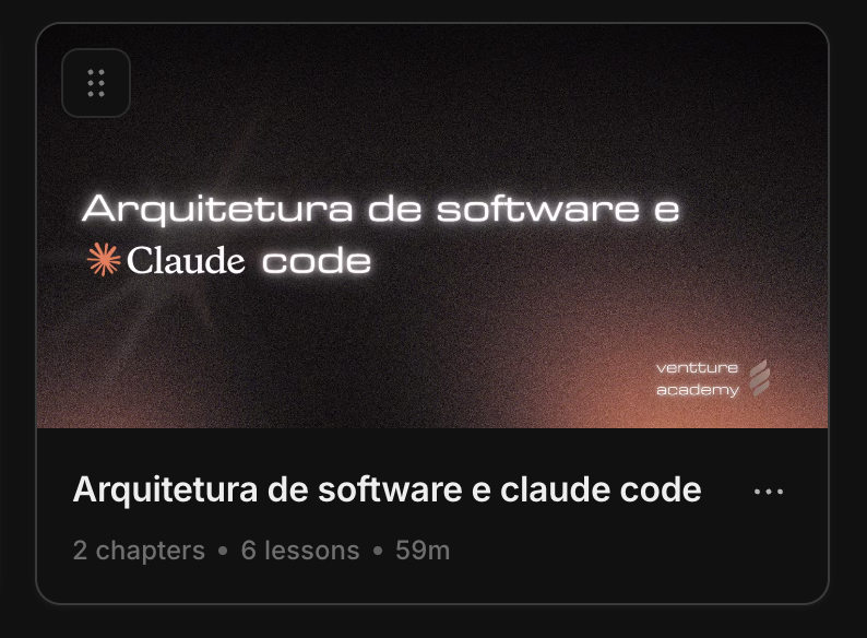 módulo arquitetura de software e claude code